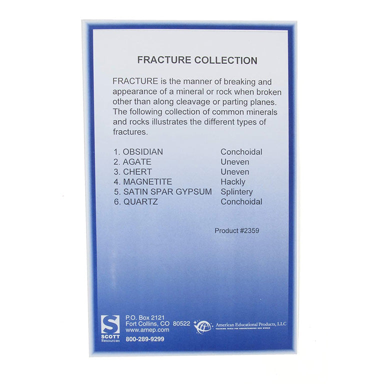 Fracture Collection Magazine Fracture Collection | Avogadro's Lab Supply