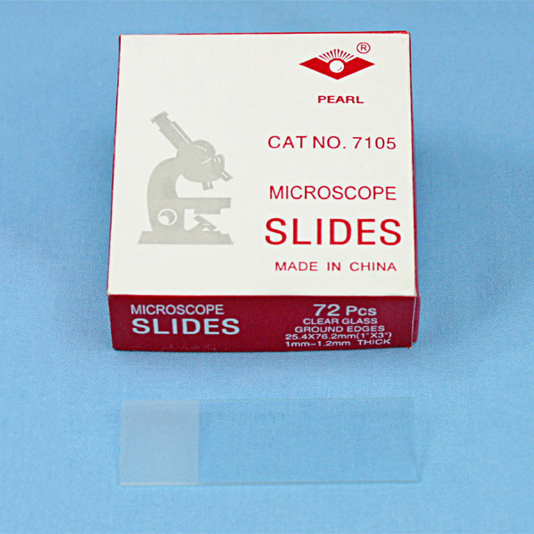 72 Frosted Microscope Slides - Avogadro's Lab Supply
