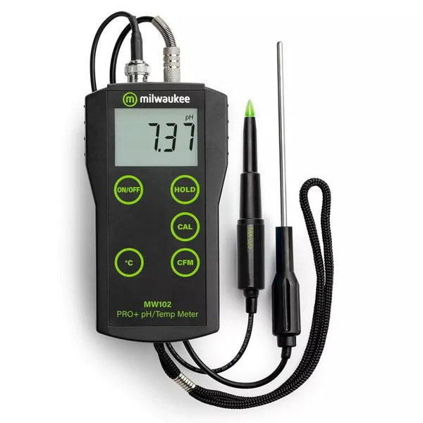 Milwaukee MW102 - Food Pro + pH and Temperature Meter for Food - Avogadro's Lab Supply