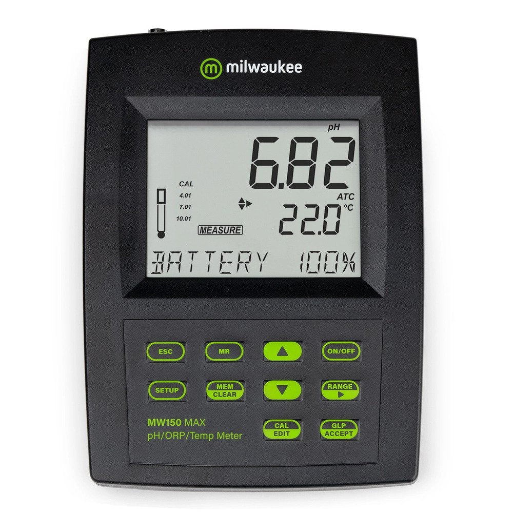 Milwaukee MW150 pH/Temperature Lab Bench Meter