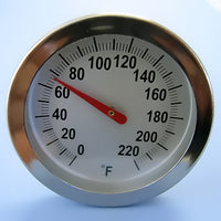 2" Dial Thermometer 0 to 220 F w/ 8" Stem - Avogadro's Lab Supply
