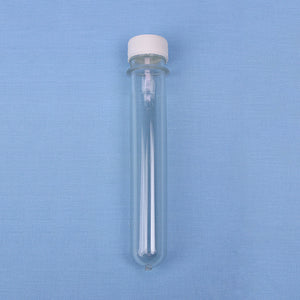 25 x 165 mm Plastic Test Tubes  w/ Threaded Cap (3 pack) - Avogadro's Lab Supply