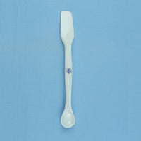 Porcelain Spatula w/ Spoon - Avogadro's Lab Supply