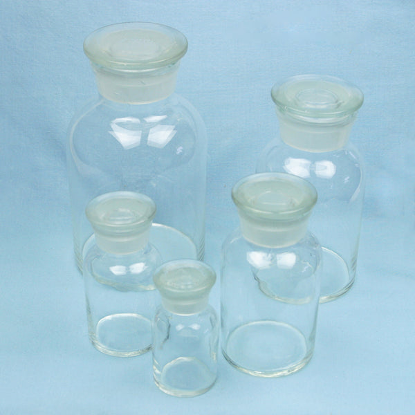 Apothecary Jar Set 5 Jars - Avogadro's Lab Supply