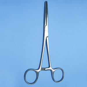 Rochester Pean Hemostat Forceps 6.25" Straight Satin - Avogadro's Lab Supply