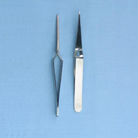 Self Closing Forceps Stainless Steel - Avogadro's Lab Supply
