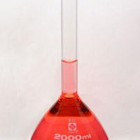 Sibata Volumetric Flask 2000 mL Class A - Avogadro's Lab Supply