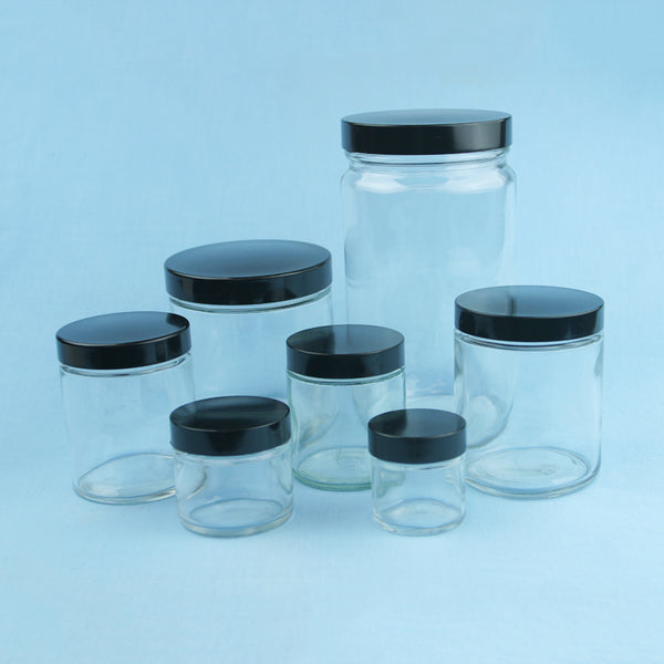 Specimen Jar Set  1 to 32 oz 7 pcs - Avogadro's Lab Supply