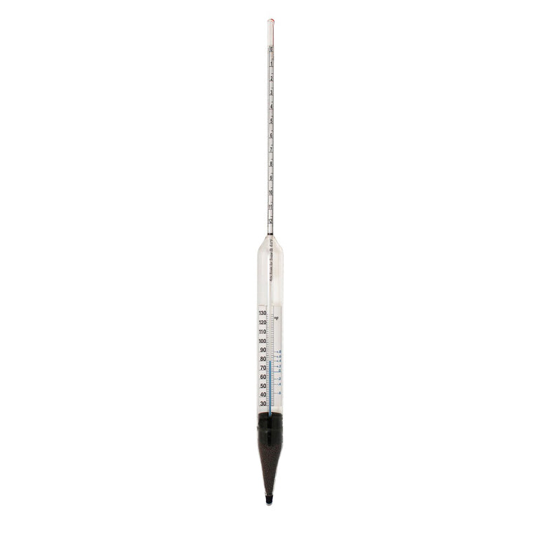 Thermo Hydrometer Brix Range 0 to 35 Wort - Avogadro's Lab Supply