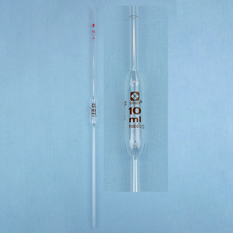 Sibata Volumetric Pipet 10 mL - Avogadro's Lab Supply