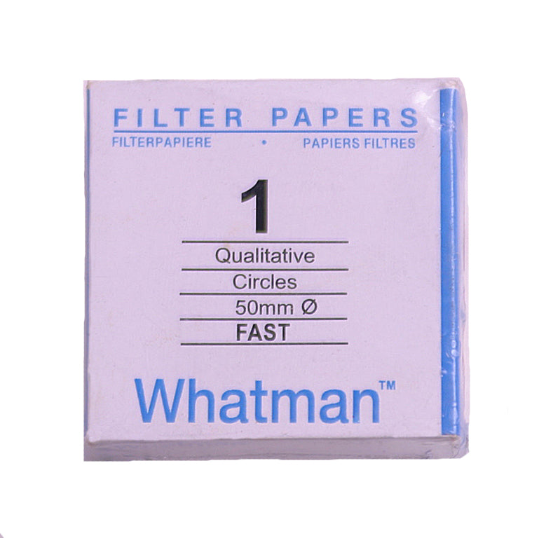 Filter Paper 5 cm 100 Discs Qualitative Fast 101 - Avogadro's Lab Supply
