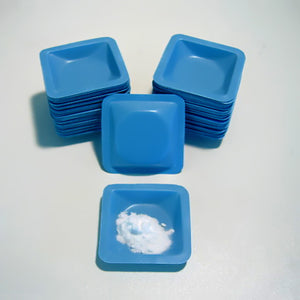 Blue Weigh Boats Small 1.8 X 1.8" - Avogadro's Lab Supply