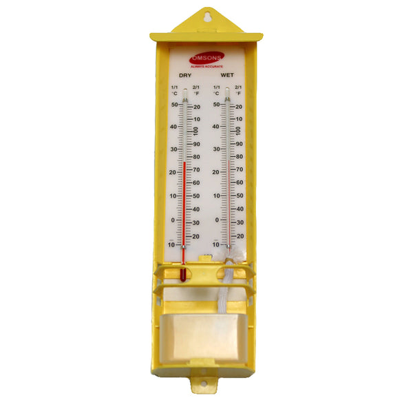 Wet Dry Bulb Hygrometer - Avogadro's Lab Supply