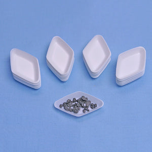 White Diamond Antistatic Weigh Boats 5 mL (COUNT 100)