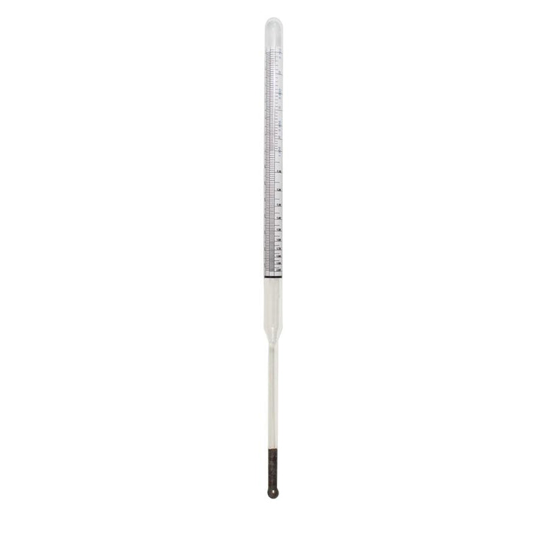 Wide Range Hydrometer Sp Gr / Baume 0.700 to 2.000 / 0 to 70 - Avogadro's Lab Supply